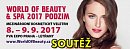 SOUTĚŽ o kosmetické balíčky a vstupenky na veletrh WORLD OF BEAUTY & SPA - podzim 2017