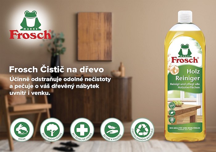 Soutěž o 2 balíčky čisticích prostředků značky Frosch