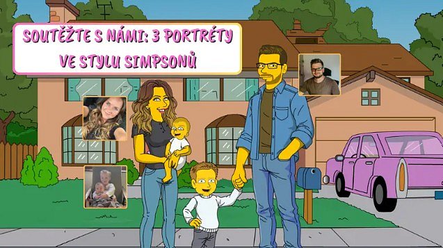 Soutěž o originální portréty: Získejte svůj portrét ve stylu Simpsonů