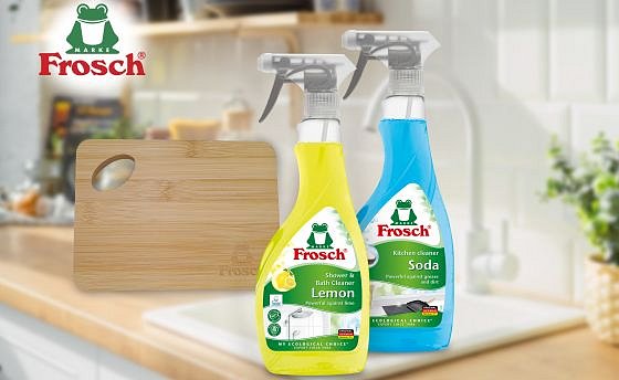 Soutěž o Frosch nepostradatelné pomocníky při úklidu kuchyně a koupelny