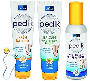 Soutěž o balíčky péče o nohy Pedik - krém, balzám a antiperspirant