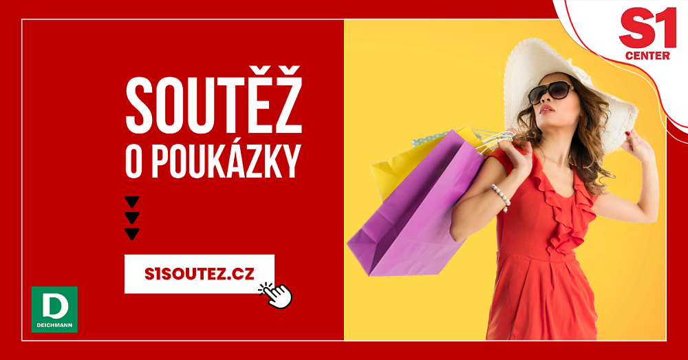 Soutěž o poukázky na nákup do nákupního centra S1 Center Přerov