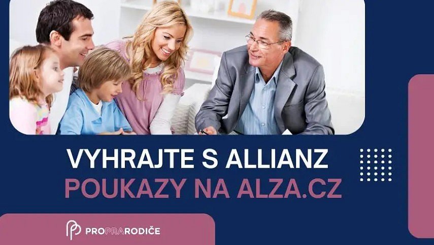 Pojištění Allianz s možností vyhrát poukazy na Alza.cz