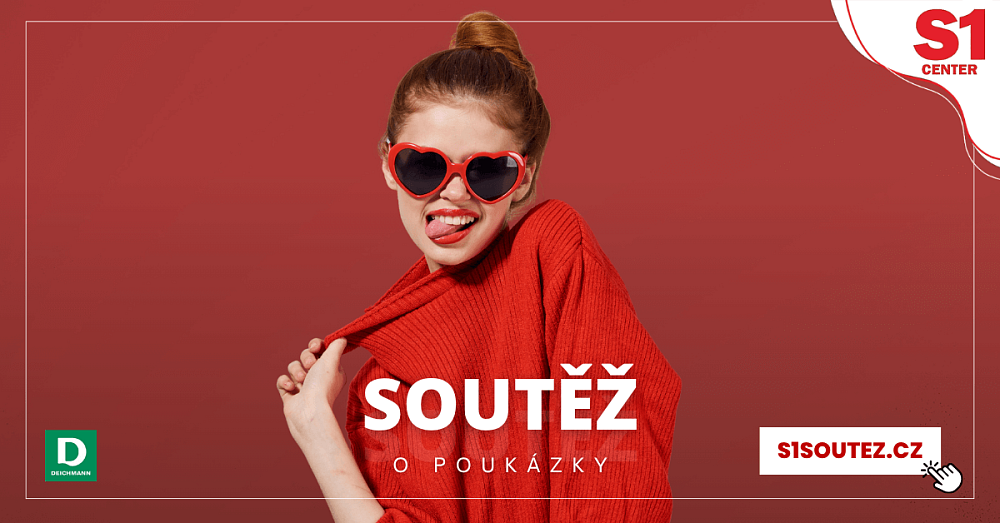 Soutěž o poukázky na nákup do nákupního centra S1 Center Plzeň