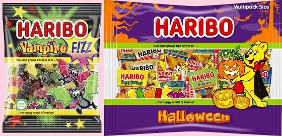 Soutěž o obří sáček napěchovaný bonbónky Haribo Halloween