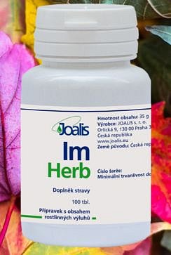 Vyhrajte bylinné tablety Joalis ImHerb!