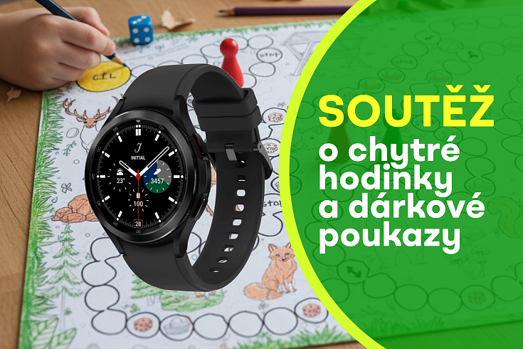 Omalovánková soutěž o chytré hodinky a dárkové poukazy