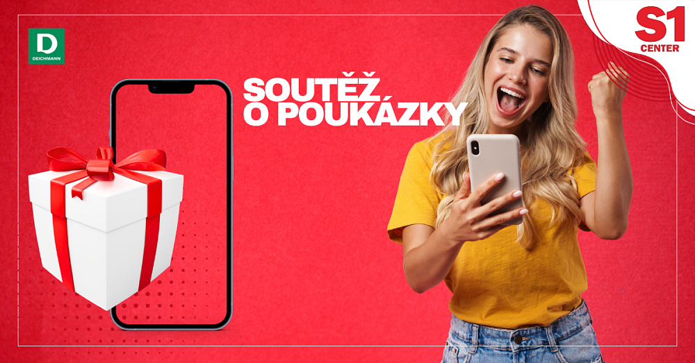 Soutěž s S1 Center Přerov o 13 poukázek na nákup