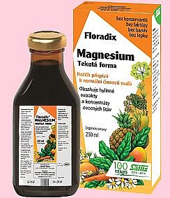 Soutěž o tekutý doplněk stravy Salus Floradix Magnesium