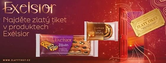 Soutěž o balíčky prémiové řady pečiva Exelsior