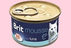 Soutěž o nové pěnové konzervičky Brit Premium by Nature Cat Mousse