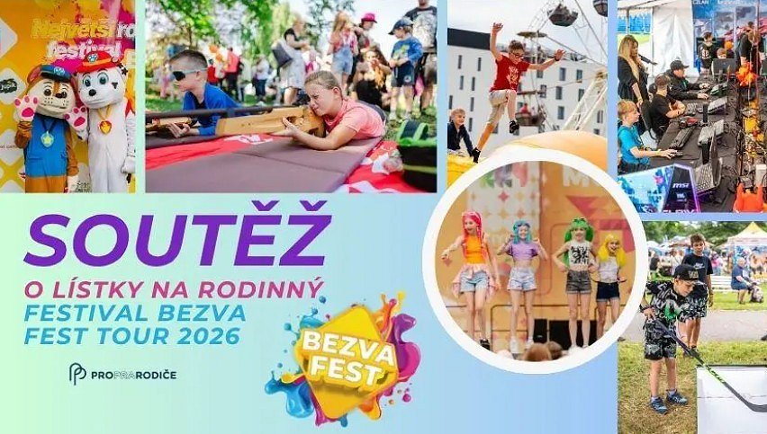 Soutěž o rodinné vstupné na BEZVA FEST: Vyhrajte vstupenky a buďte nejlepší babičkou a dědou pod sluncem